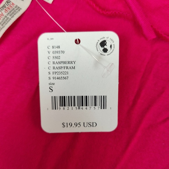 Intimately Free People Halter Top Womens Small Raspberry Pink Open Back NWT Rave - Picture 5 of 7